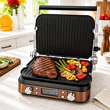Wolfgang Puck 1700W 5-in-1 Grill, Griddle and Panini Maker