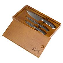 Wolfgang Puck 3 Forged Knives and Prep Board Cutlery Set