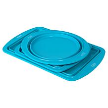 Wolfgang Puck 3-piece Collapsible Silicone Bakeware Set