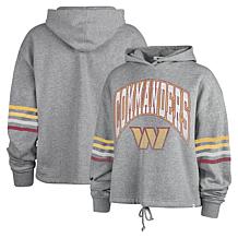 Women's '47 Heather Gray Washington Commanders Upland Bennett Pullo...