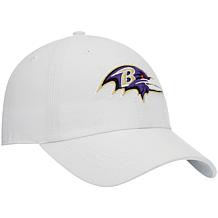 Women's '47 White Baltimore Ravens Miata Clean Up Logo Adjustable Hat