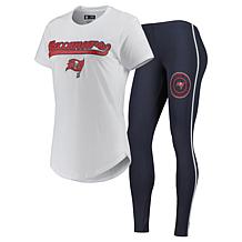 Women's Concepts Sport White/Charcoal Tampa Bay Buccaneers Sonata T...