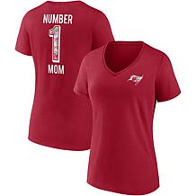 Women's Fanatics Red Tampa Bay Buccaneers Team Mother's Day V-Neck ...
