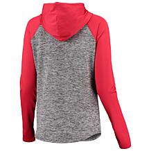 Women's G-III 4Her by Carl Banks Heathered Gray/Red Tampa Bay Bucca...