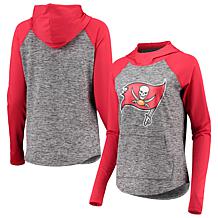 Women's G-III 4Her by Carl Banks Heathered Gray/Red Tampa Bay Bucca...