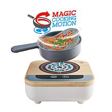 Wooden Fun Fan Fryer Kitchen Accessory 7 Piece Playset