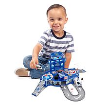 World Tech Toys Diecast Cruisers 1-64 Police Depot Playset
