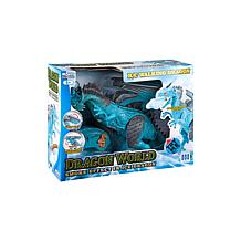 World Tech Toys Monster World Electric Walking Smoking RC Blue Dragon
