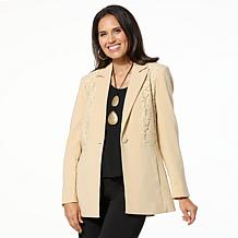 WynneCollection Unstructured Melton Coat - 21620927 | HSN