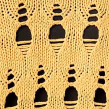 WynneCollection Cotton Blend Open Stitch Cardigan