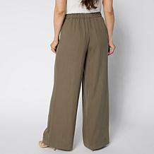 WynneCollection Crinkle Twill Trouser