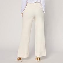 WynneCollection Dart Detail Straight-Leg Pant