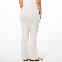 WynneCollection Occasion Ponte Knit Tuxedo Panel Pant