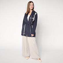 WynneCollection Refined Knit Wrapped Cardigan with Belt