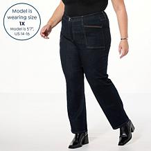 WynneDenim Performance Stretch Straight Leg Jean