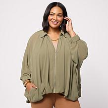 WynneLayers Chiffon Blouson Jacket