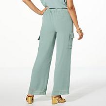 WynneLayers Chiffon Cargo Pant