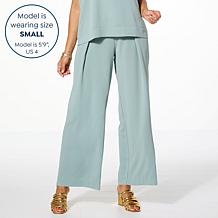 WynneLayers Drapey Twill Front Pleat Pant