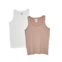 WynneLayers Essentials 2-pack Scoop-Neck Layering Tanks