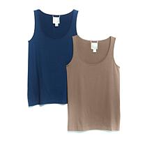 WynneLayers Essentials 2-pack Scoop-Neck Layering Tanks