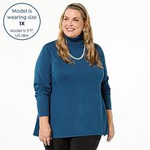 WynneLayers Kiss of Cashmere Butterfly Turtleneck Sweater