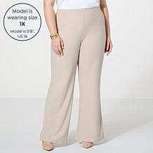 WynneLayers Luxe Crepe Flare Leg Pant