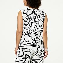 WynneLayers Pleated Knit Sleeveless Top