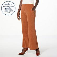 WynneLayers Plush Ottoman Knit Straight Leg Pant