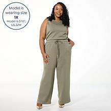 WynneLayers Smooth Operator Scuba Knit Jumpsuit