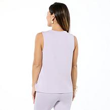 WynneLayers Smooth Operator Scuba Knit Tank