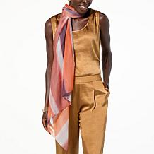 WynneLayers Watercolor Stripe Print Scarf