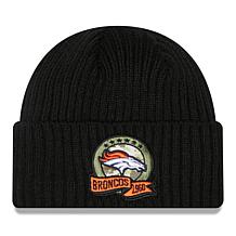 Fanatics Branded Heather Gray Seattle Seahawks Logo Cuffed Knit