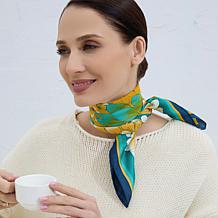 Youzey The Capri Satin Faux Silk Scarf