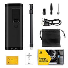Z-Edge Portable Power Bank & 150PSI Air Inflator with Carrying Pouch