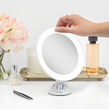 Zadro LED Lighted Z'Swivel Power Suction Cup Mirror with 10X Mag.