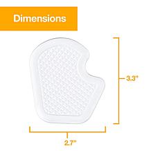 ZenToes 2-pack Dancer Pads for Ball of Foot and Metatarsal Pain