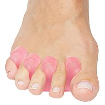 ZenToes Gel Toe Separators for Home Pedicure - 2 Sets of 2