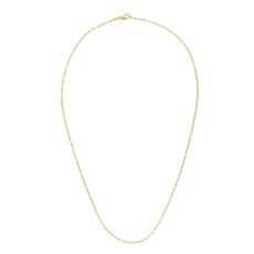 10K Gold Paperclip Link 18" Chain Necklace