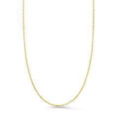 14K Gold Adjustable 22" Box Chain