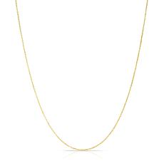 16" 14K Gold Cable Chain