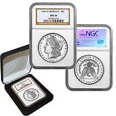 1884 MS64 NGC O-Mint Morgan Silver Dollar
