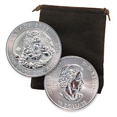 2023 BU Sabre-Tooth Cat Canada $10 Silver Coin