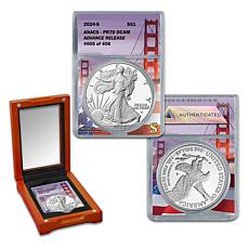 2024 PR70 Advance Release LE 406 Silver Eagle with San Francisco Label