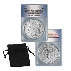 2025 Gem Uncirculated ANACS Advance Release Morgan Silver Dollar