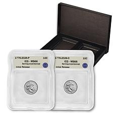 2026 MS66 ICG P&D America's 250th Anniversary Emerging Liberty Dimes