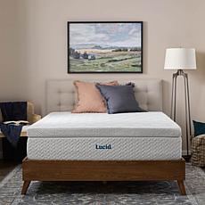 3” Bamboo Charcoal and Gel Memory Foam Mattress Topper, Queen