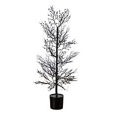 3-ft Pre-Lit Spider Twig Tree with 80 Lights by Nearly Natural