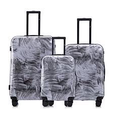 3-Piece Lightweight Durable ABS Luggage Set