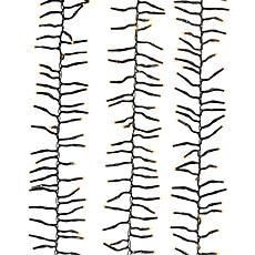 480-Light 16-Foot Connectable Warm White LED Cluster Garland