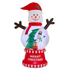8FT Lighted Inflatable Snowman Christmas Decor
